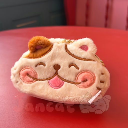 Fluffy Zipper Pouch - Premium