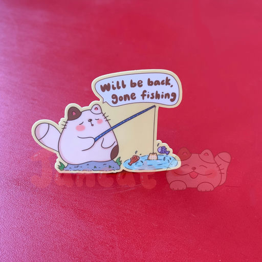 Waterproof Sticker - Gone Fishing