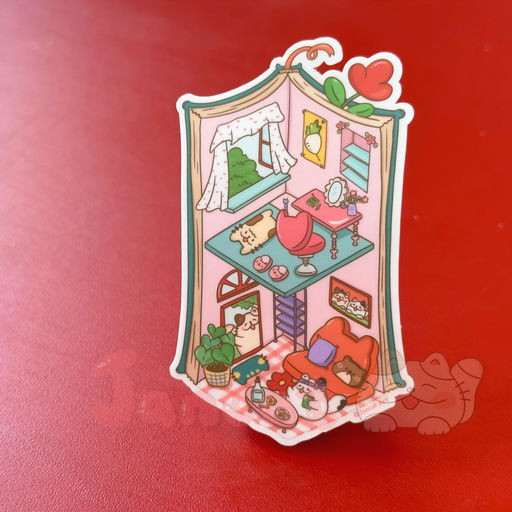 Waterproof Sticker - Book House