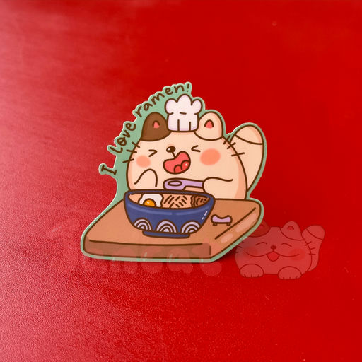 Waterproof Sticker - I Love Ramen
