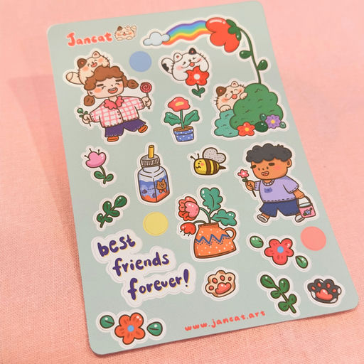 Sticker Sheet - Best Friends