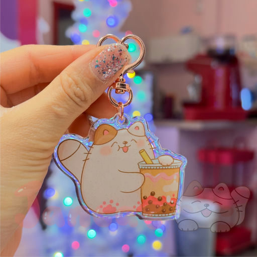 Acrylic Keychain - Boba Time