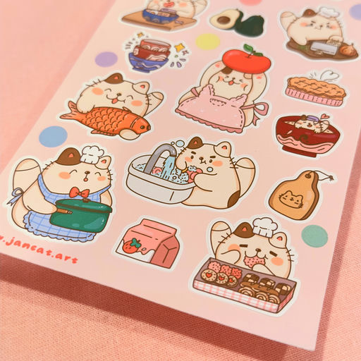Sticker Sheet - The Best Chef